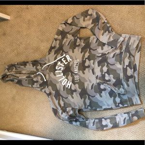 hollister camo hoodie